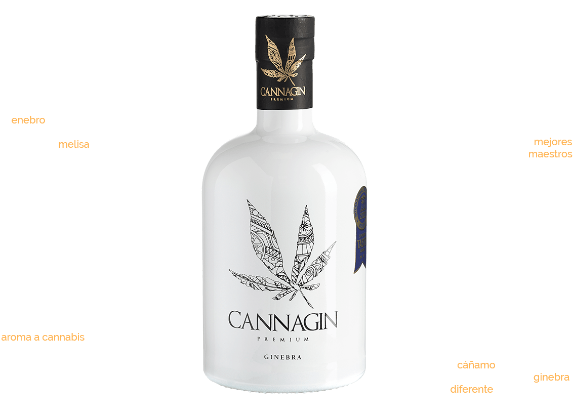 Botella de cannagin